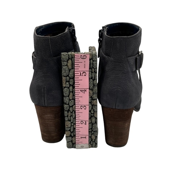 Cole Haan Grand.OS Blue Suede Block Heel Ankle Boots Size 8 Women's - Picture 7 of 9